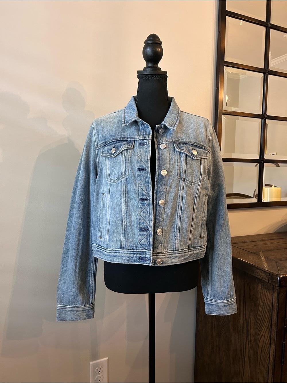 J.Crew Classic premium cotton Denim Jacket